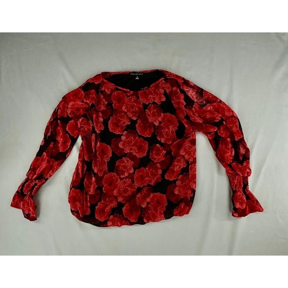 Sara Michelle Floral Print Blouse